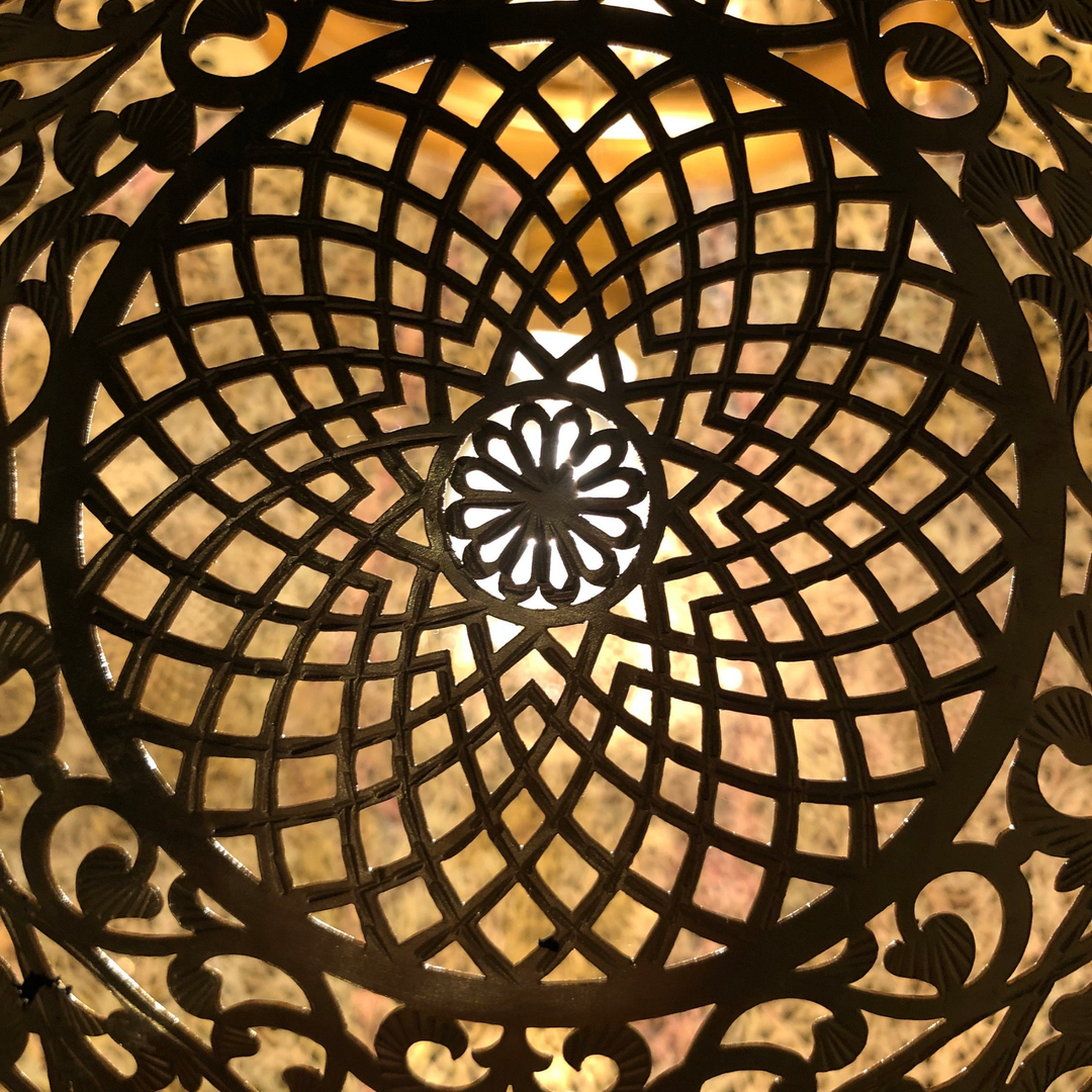 BRASS CEILING LIGHT , JAD