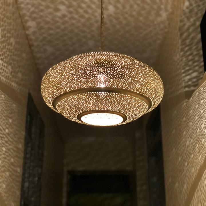 BRASS CEILING LIGHT , MUNIR