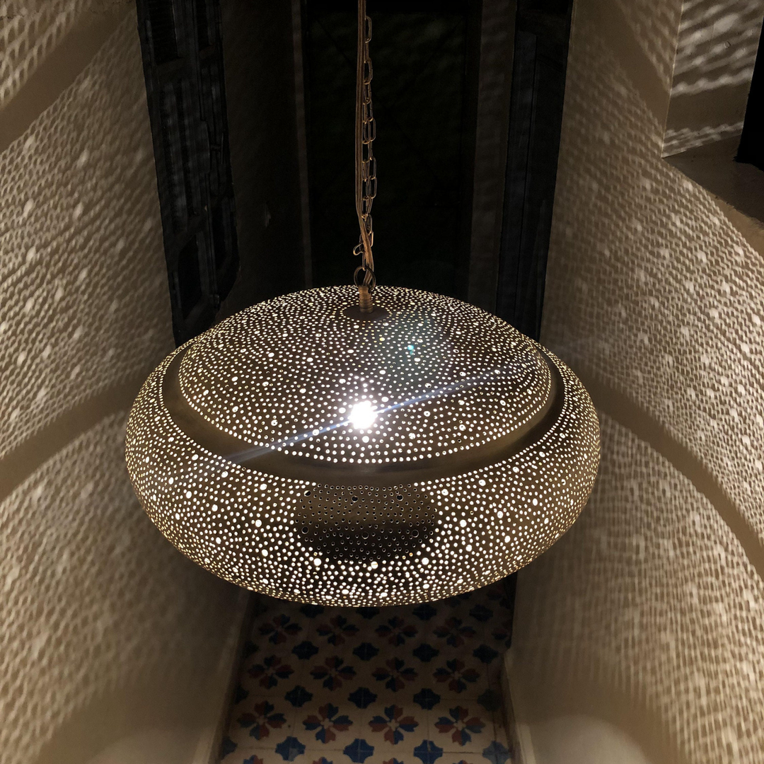 BRASS CEILING LIGHT , MUNIR