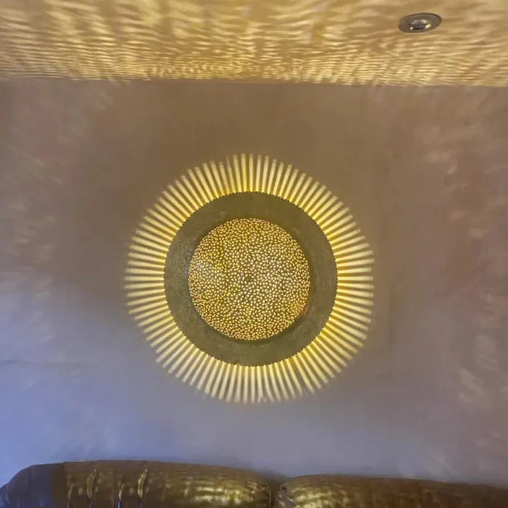 Ready to use Wall Sconce Lamp, with Moroccan style - Ideal For Home Decoration & Business Decoration