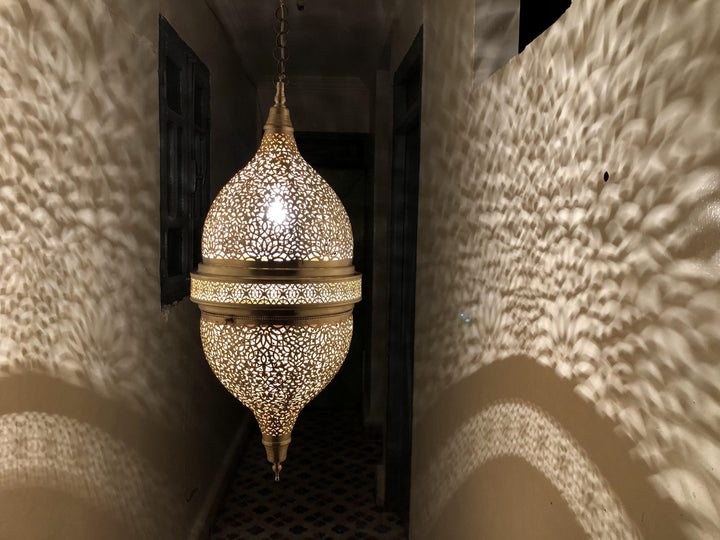BRASS CEILING LIGHT , NASSIM L