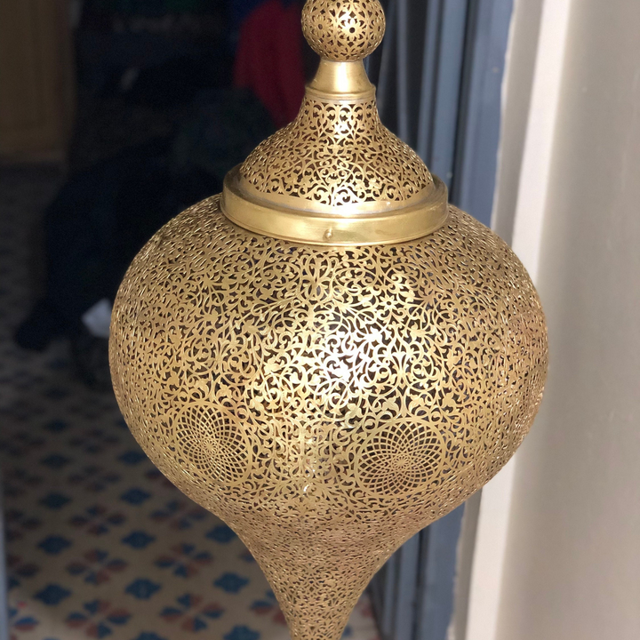 BRASS CEILING LIGHT , SALIMAH