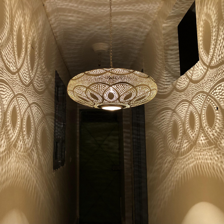 BRASS CEILING LIGHT , AYSHA