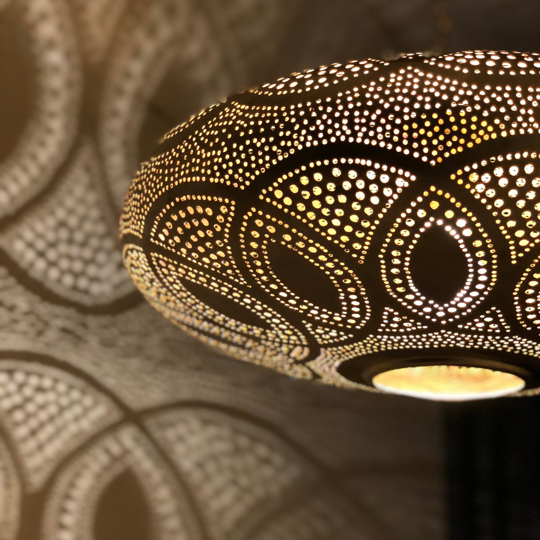 BRASS CEILING LIGHT , AYSHA