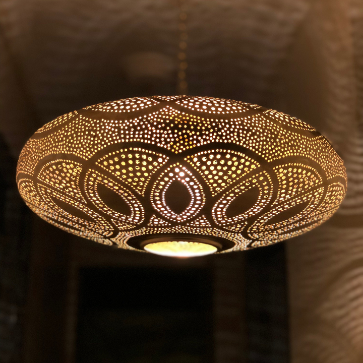 BRASS CEILING LIGHT , AYSHA