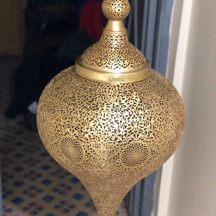 BRASS CEILING LIGHT , JAD