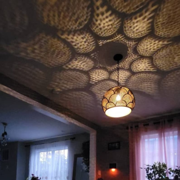 BRASS CEILING LIGHT , RANIA