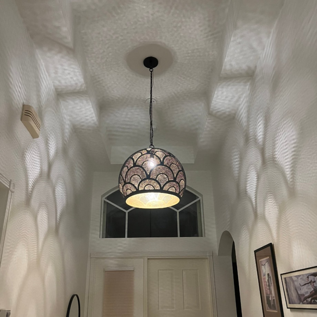 BRASS CEILING LIGHT , RANIA