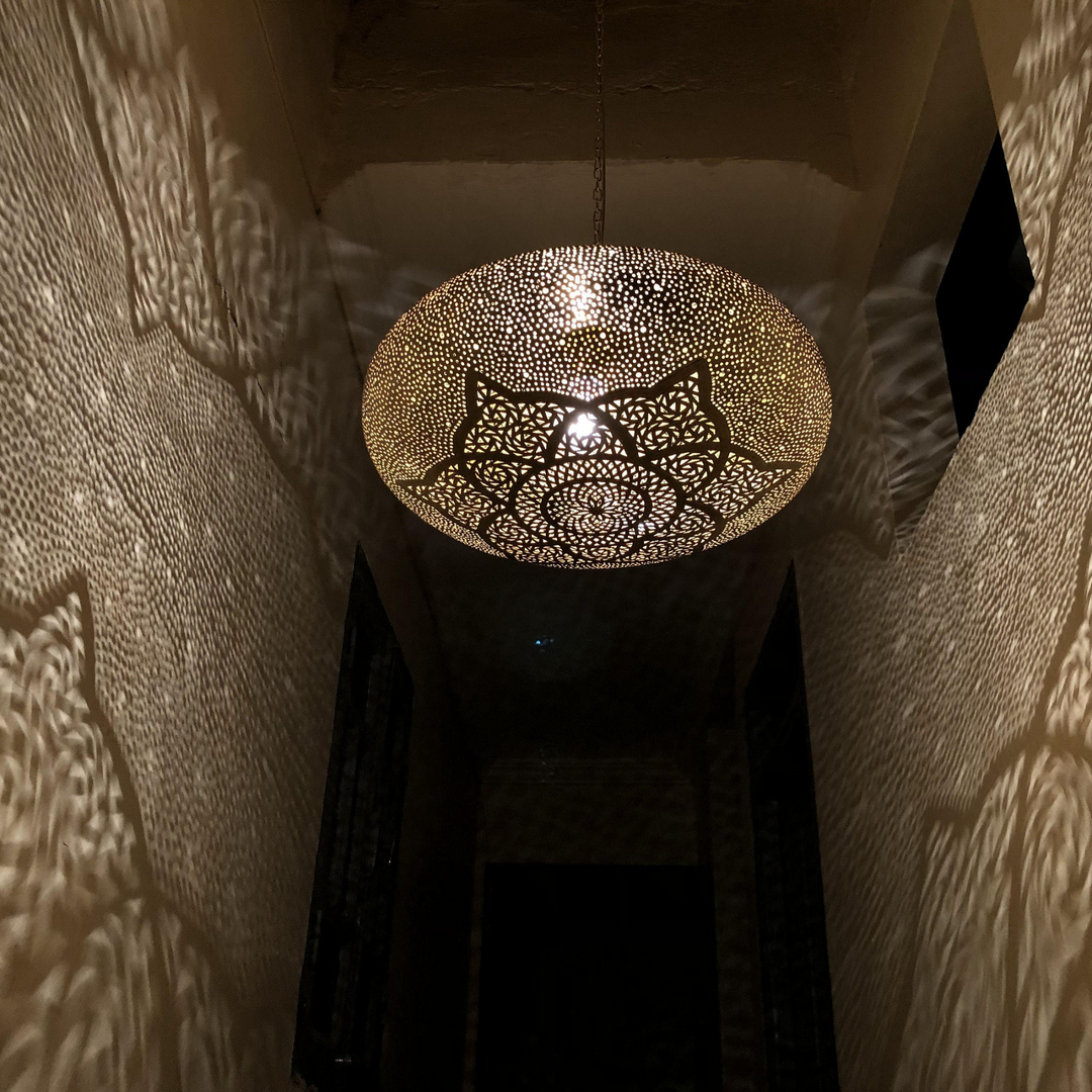BRASS CEILING LIGHT , ASMA