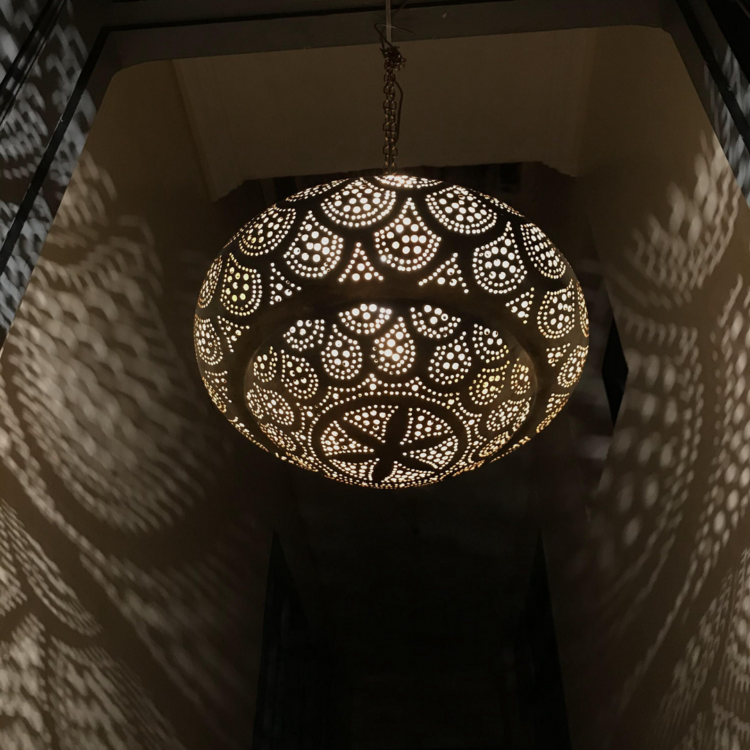 BRASS CEILING LIGHT , FAHIM