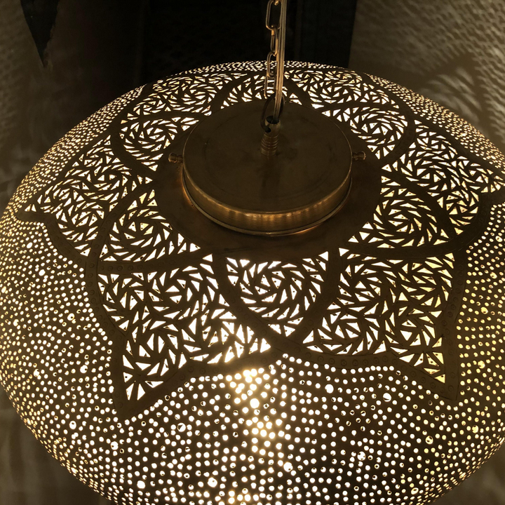 BRASS CEILING LIGHT , ASMA