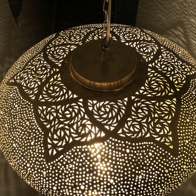 Creative Ceiling Lamp – Moroccan Hand Engraving, Romantic Design for Indoor & Outdoor Lighting Décor