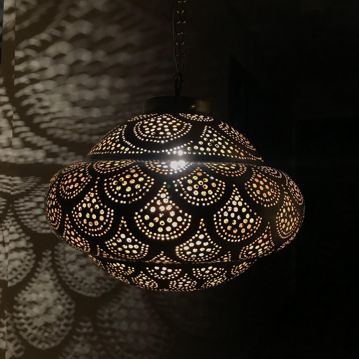 Brass Chandelier Lighting – Moroccan Design, Perfect for Luxurious Indoor Spaces