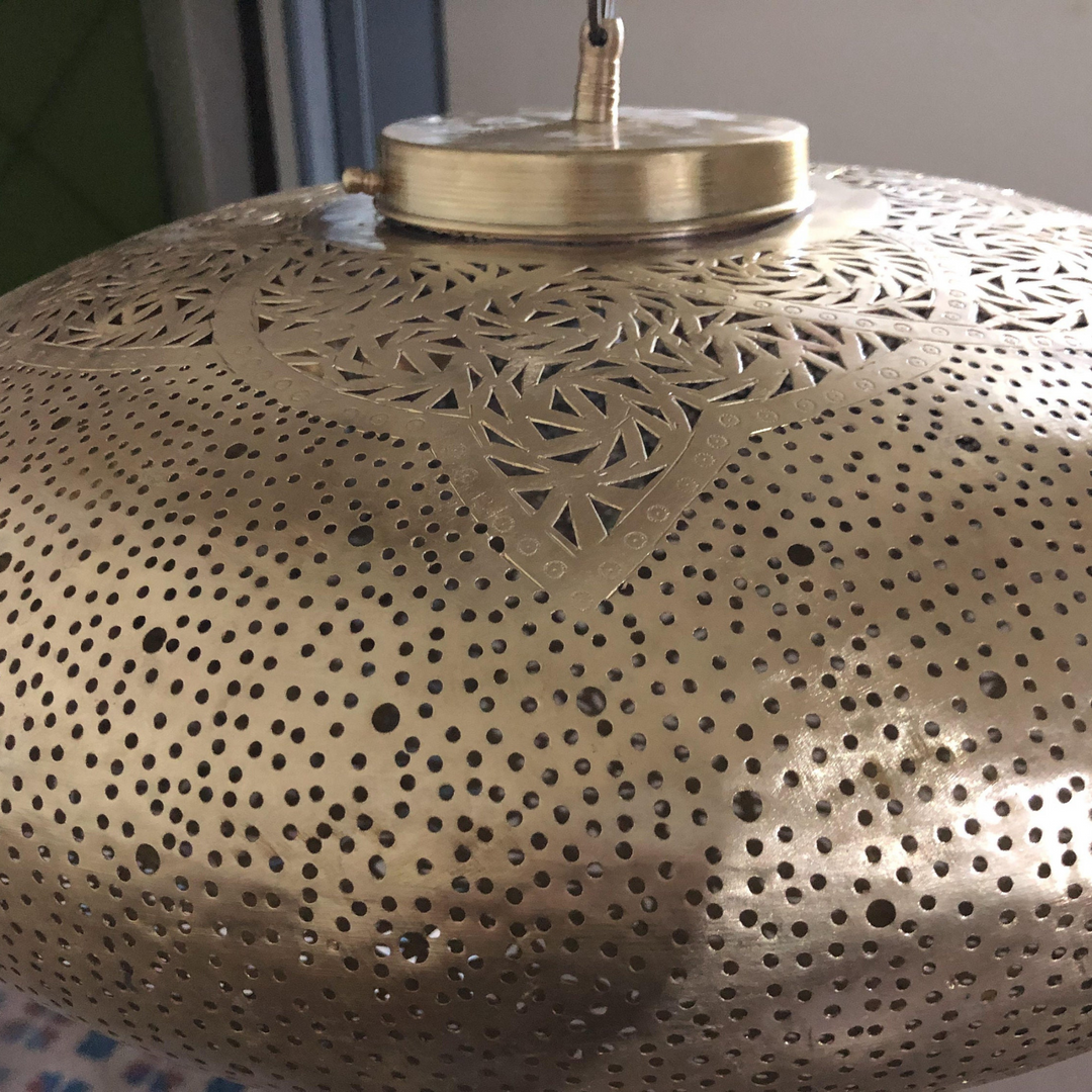 BRASS CEILING LIGHT , ASMA