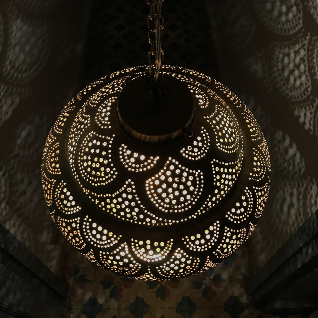 BRASS CEILING LIGHT , FAHIM