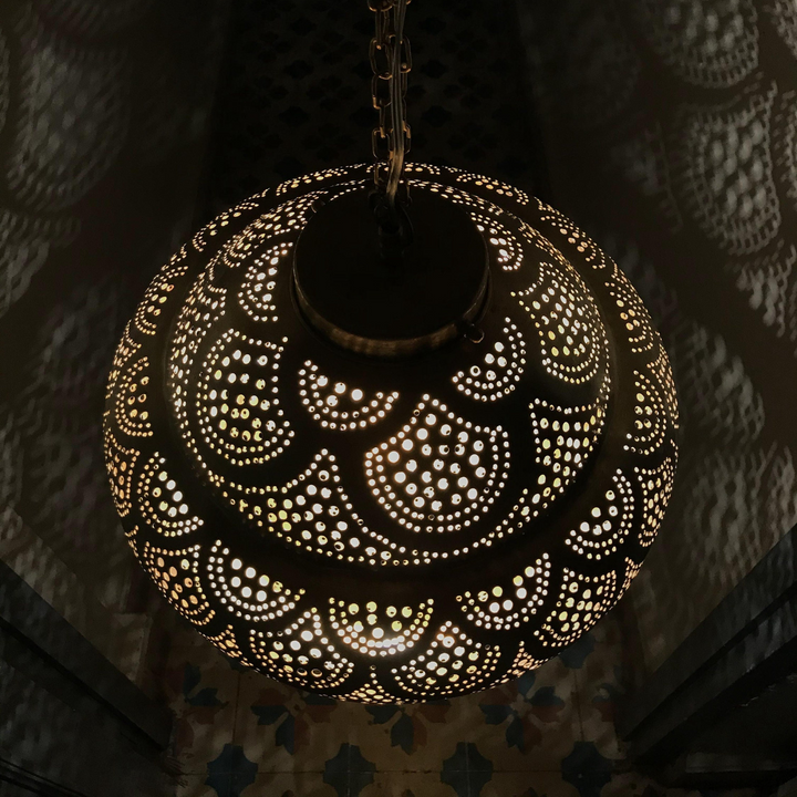 BRASS CEILING LIGHT , FAHIM