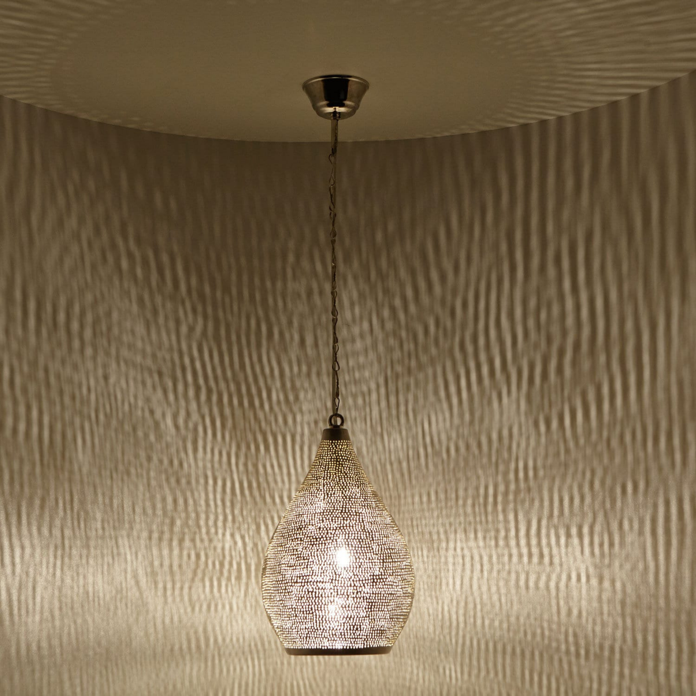 Handcrafted Moroccan Pendant Light – Creates a Beautiful Focal Point, Perfect for Traditional or Modern Home Décor