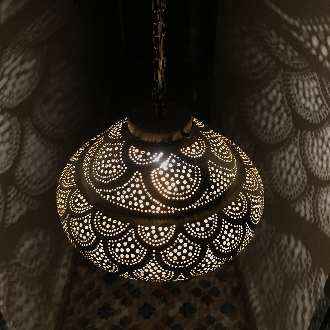 BRASS CEILING LIGHT , FAHIM