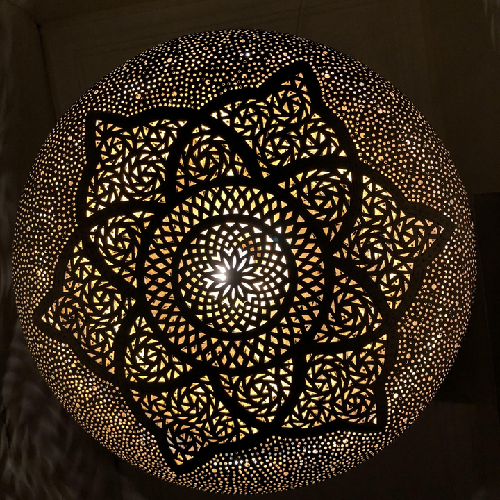 BRASS CEILING LIGHT , ASMA