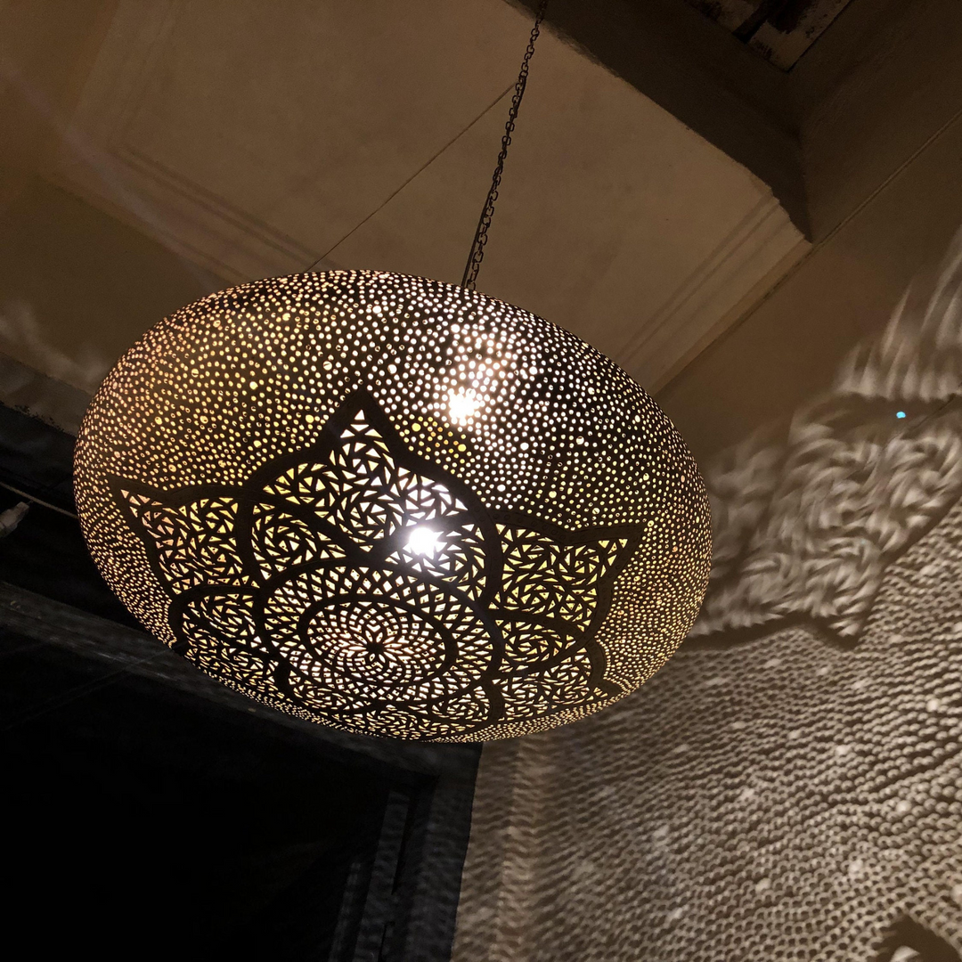 BRASS CEILING LIGHT , ASMA