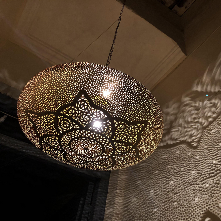 BRASS CEILING LIGHT , ASMA