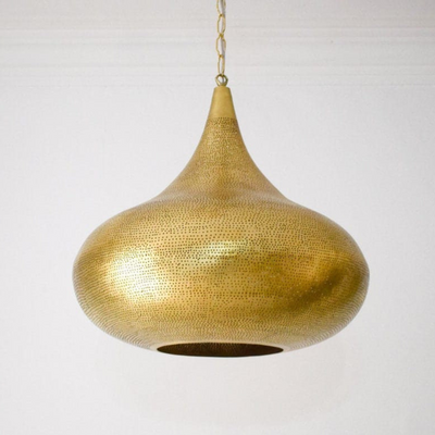 Creative Pendant Light – Moroccan Design with Warm Lighting, Ideal for Traditional or Modern Settings