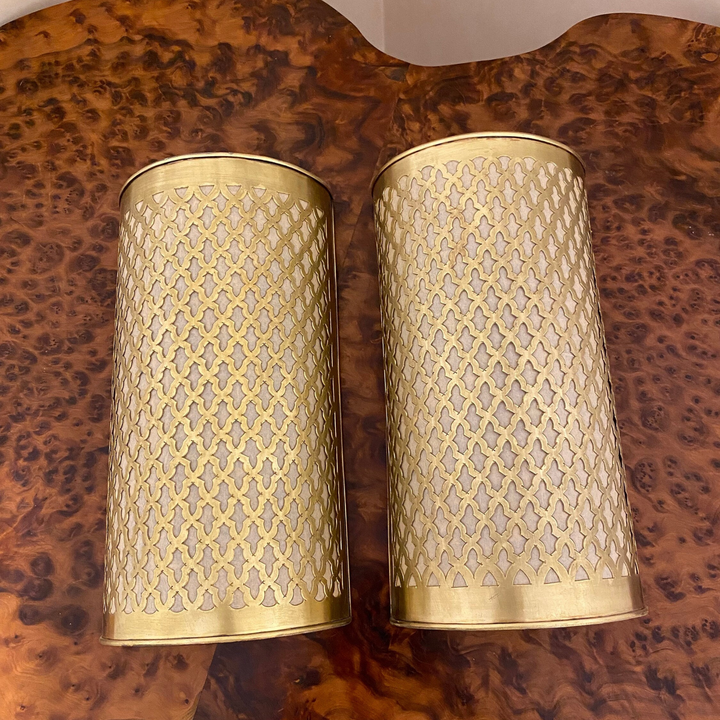 BRASS WALL SCONCE, ZUHOOR