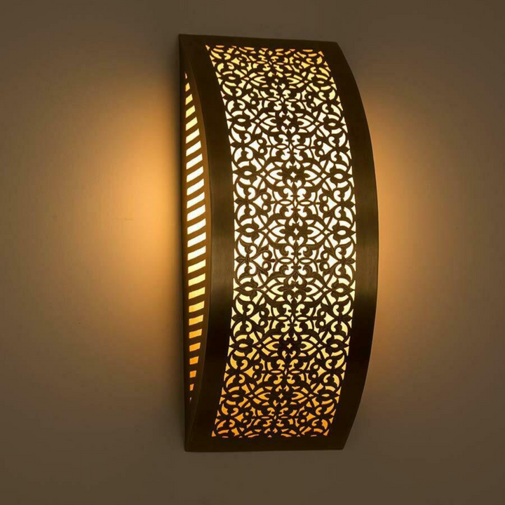 BRASS WALL SCONCE, GHALIA