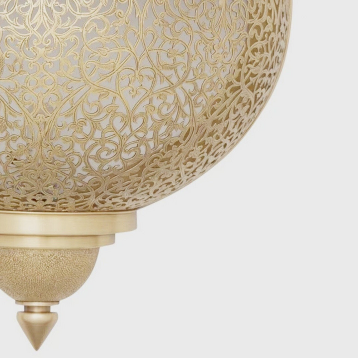 BRASS WALL SCONCE, FIRAS