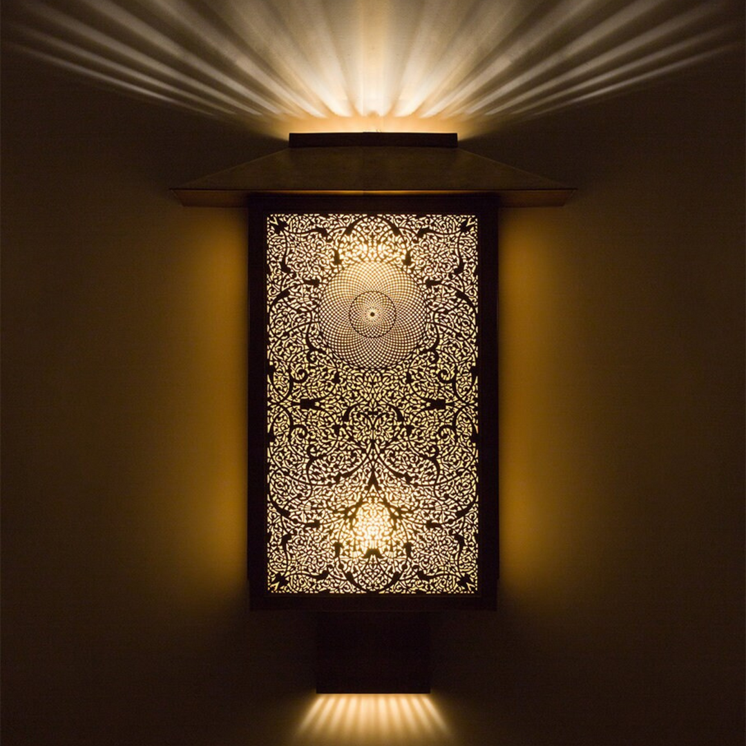 BRASS WALL SCONCE, KALILA