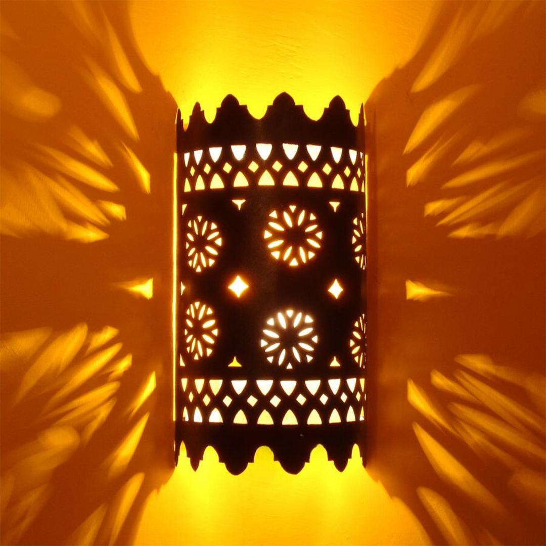 IRON WALL SCONCES, CASTLE