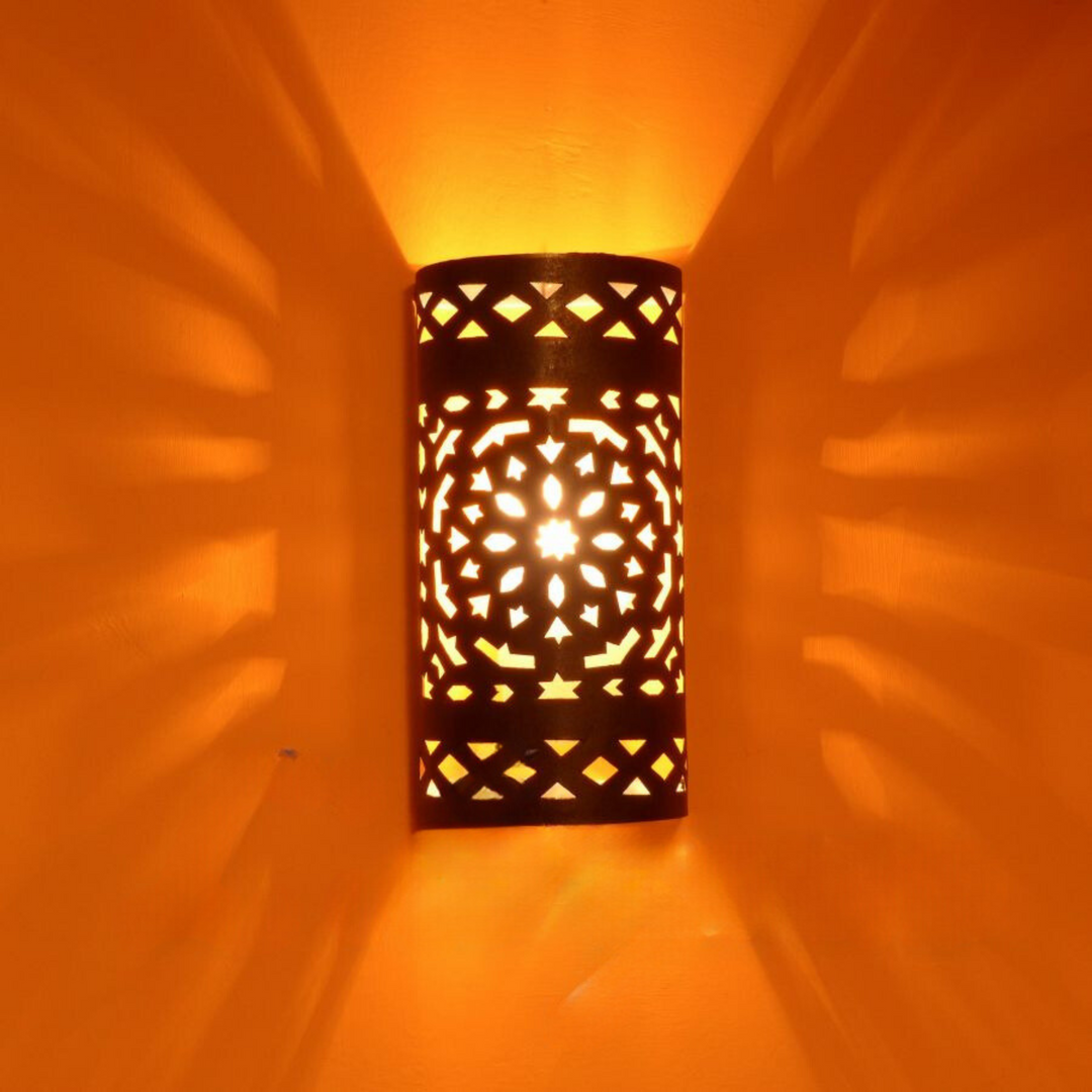 IRON WALL SCONCES, MASSK