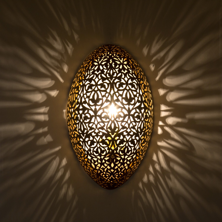 BRASS WALL SCONCE, DAREEN