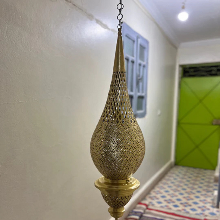 BRASS CEILING LIGHT , AMAL