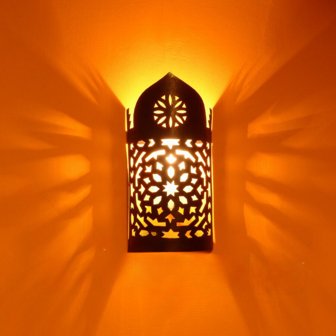 IRON WALL SCONCES, MASSK II