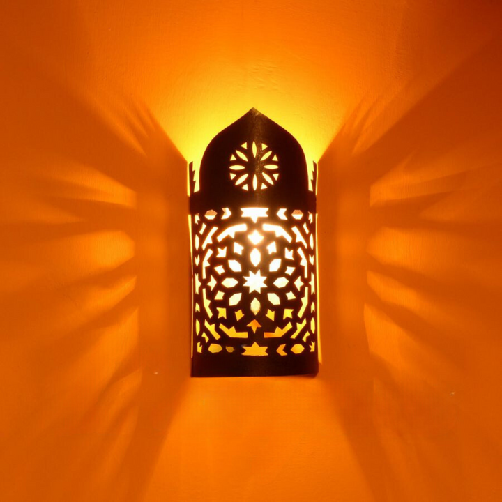 IRON WALL SCONCES, MASSK II