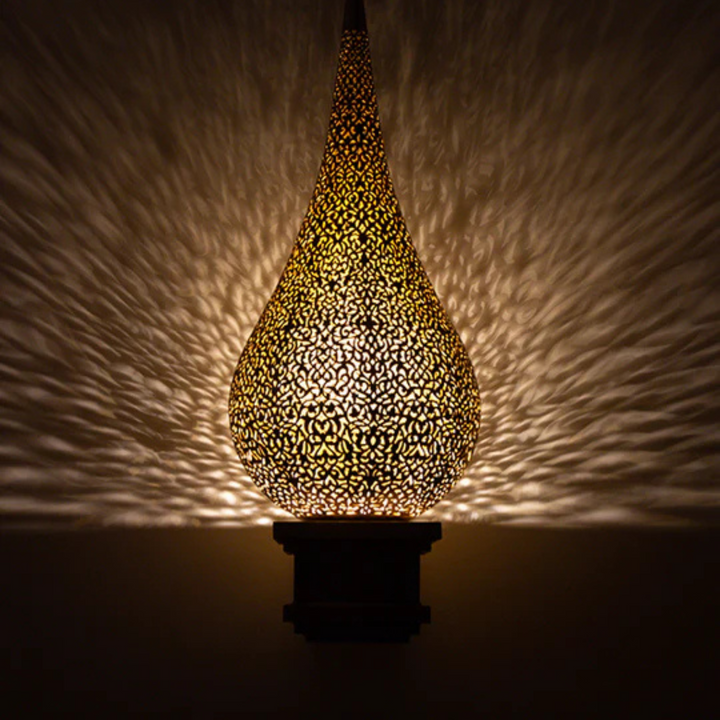BRASS WALL SCONCE, RIAD