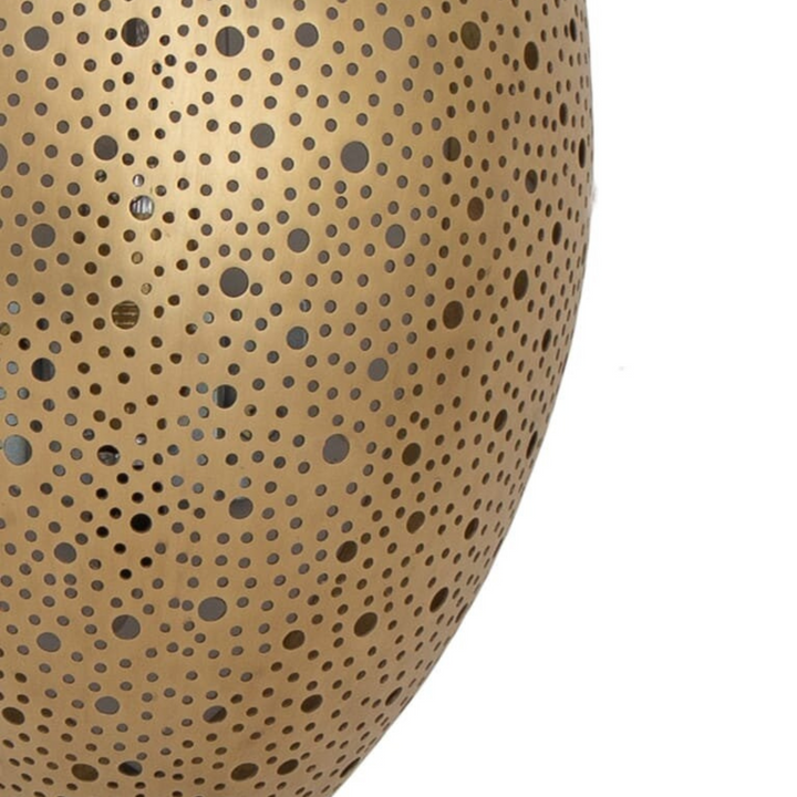 BRASS WALL SCONCE, DAREEN PIERCED