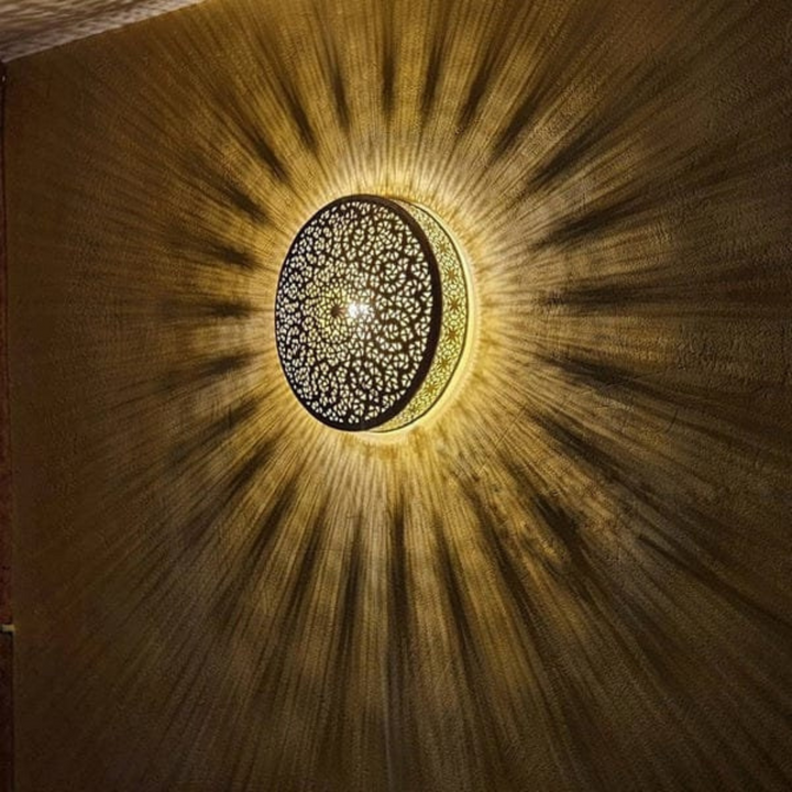 BRASS WALL SCONCE, ZWINA