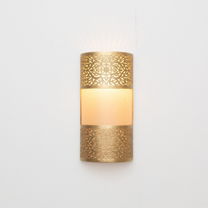 BRASS WALL SCONCE, SHADIYA