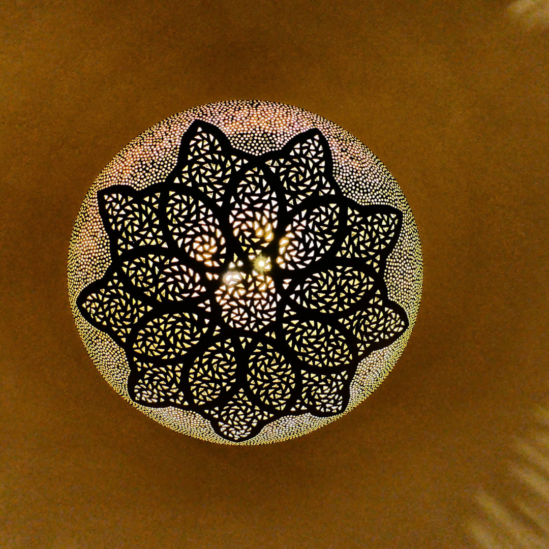 BRASS CEILING LIGHT , MARIAM
