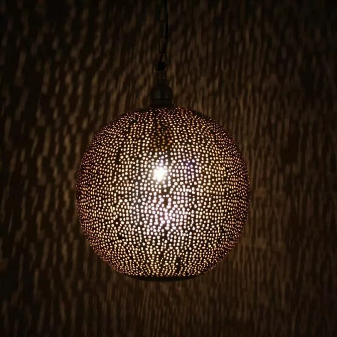 BRASS CEILING LIGHT , SOUMAYA