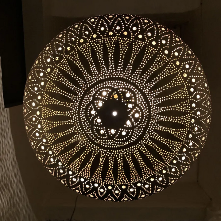 BRASS CEILING LIGHT , KHOBZA CLOSED BOTTOM
