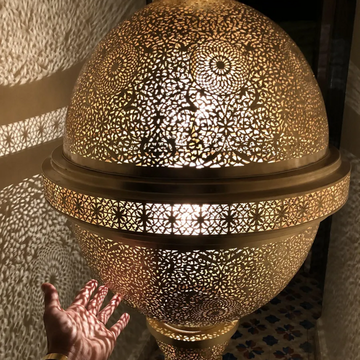 BRASS CEILING LIGHT , NASSIM XXL