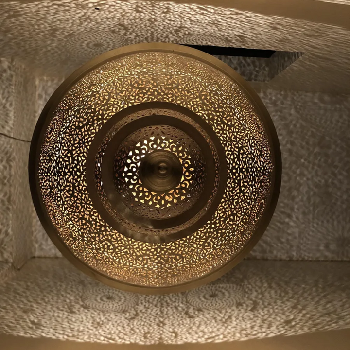 BRASS CEILING LIGHT , NASSIM XXL