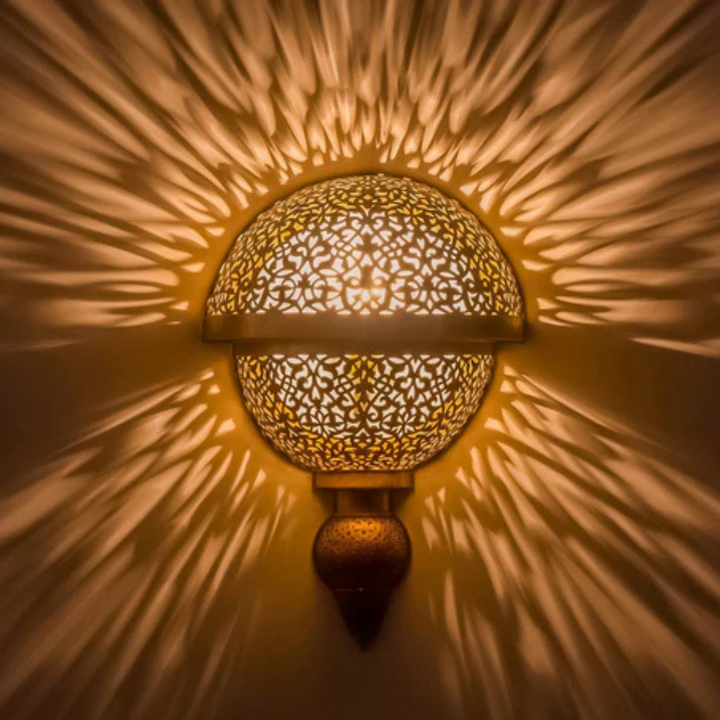 BRASS WALL SCONCE, NOURA