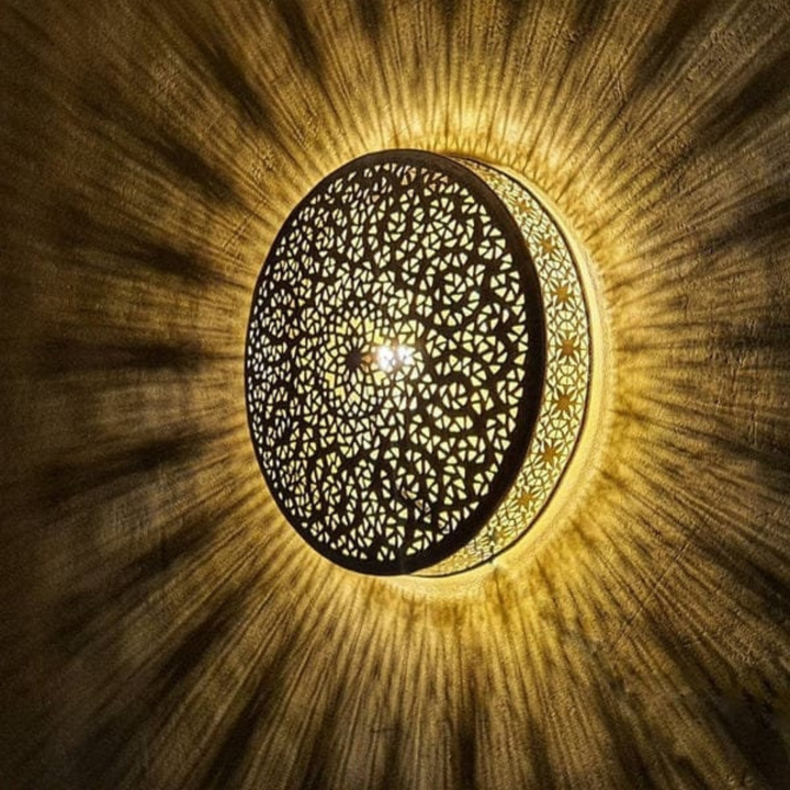BRASS WALL SCONCE, ZWINA