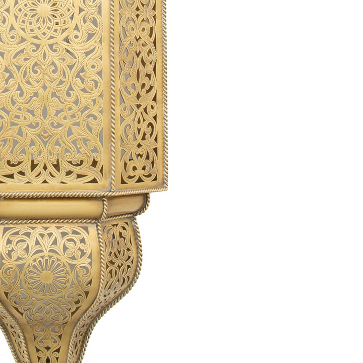 BRASS WALL SCONCE, AHLAM