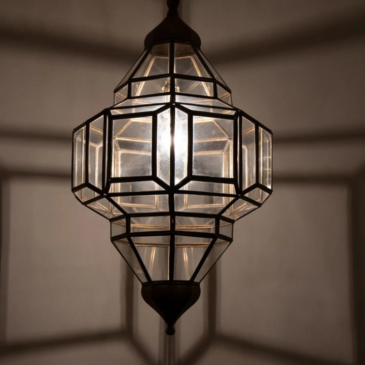 GEOMETRIC GLASS LAMPS, AAYEL