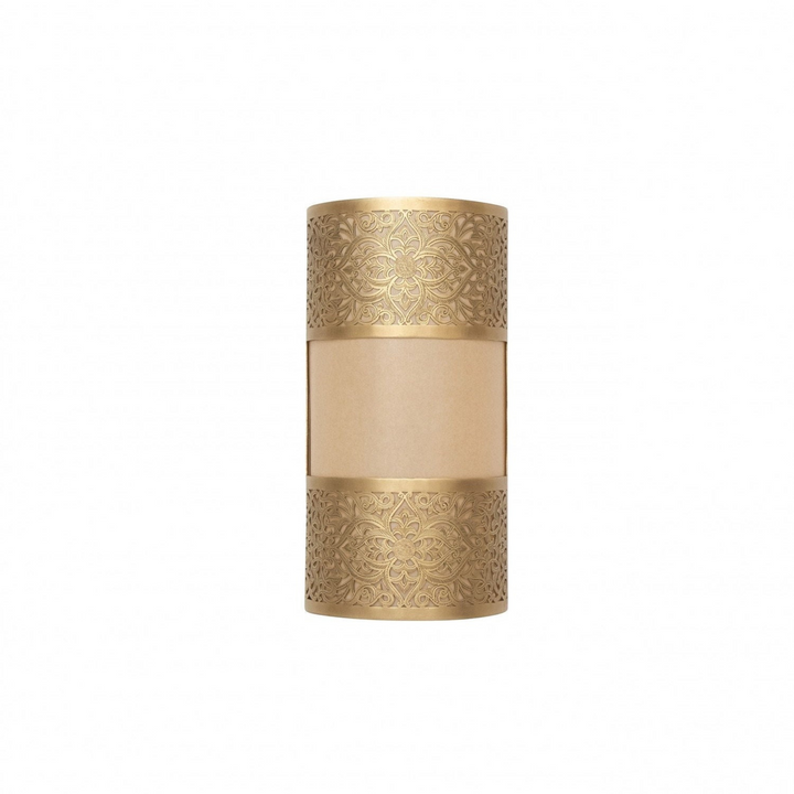 BRASS WALL SCONCE, SHADIYA